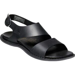 Keen Sofia 8.5 Sleek Black Leather Sandals Excellent